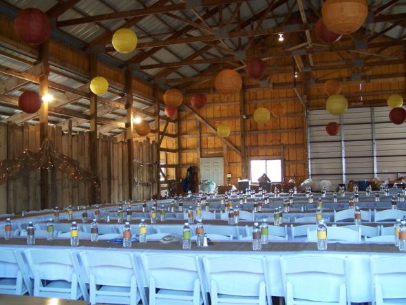 Barn Wedding Decor Rustic Country Burlap Lanterns