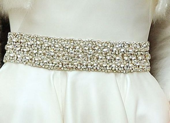 Maggie Sottero Kendra with added diamond sash : wedding maggie sottero kendra diamond sash Kate Belt