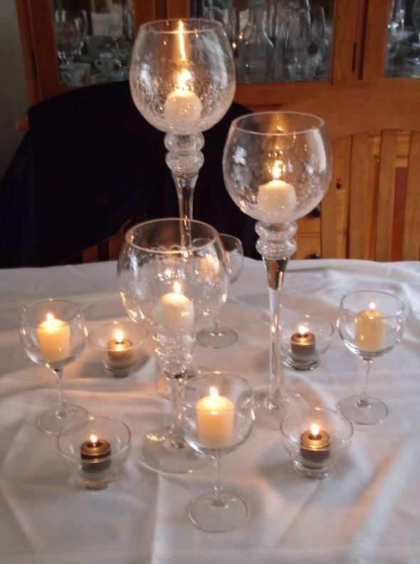 Plus like 128 wine glass that I 39m using for votive candles 50 each or all 