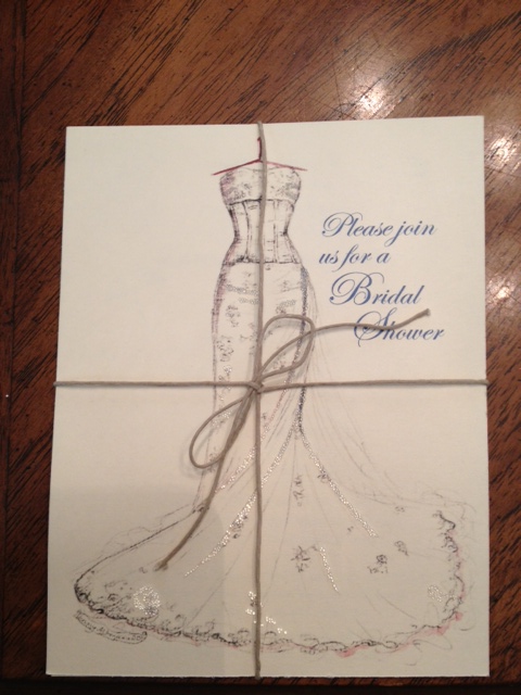 Bridal shower invitations