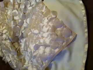 Wanted: Unique, Yet Classy, Ivory Overlays :  wedding ivory overlay tablecloth cloth linen reception decor decorations topper Linen