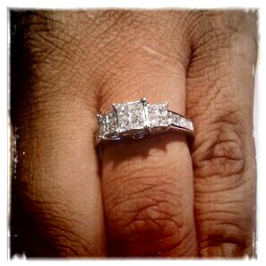 May I please see your 3 stone e-rings? :  wedding 1287366419065