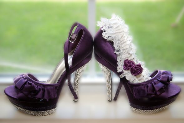 bling wedding shoes purple Purple SHOES MY shoes for the wedding