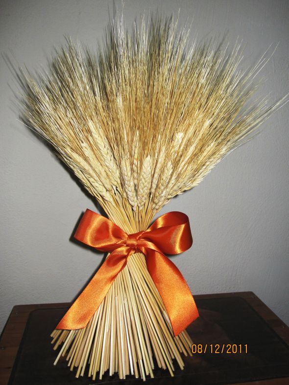 My wheat bundle centerpiece wedding wheat centerpiece fall Centerpiece