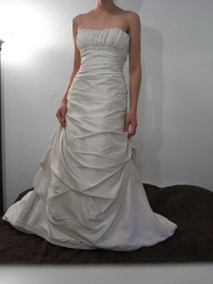 Did you have an all-satin or all-silk wedding dress?  Please post it! :  wedding satin silk dress MyDressWB