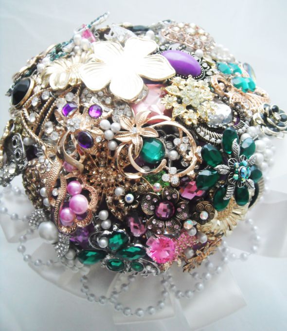 My DIY Brooch Bouquet    Weddingbee DIY Projects