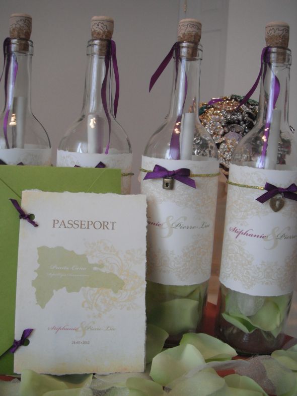 My destination wedding invitation