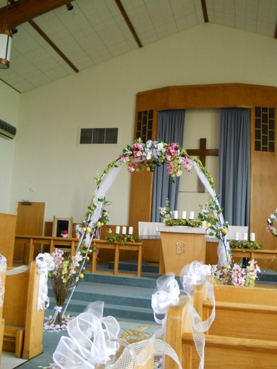 wedding brown green pink white flowers Arch posted by Puffin 10 months ago