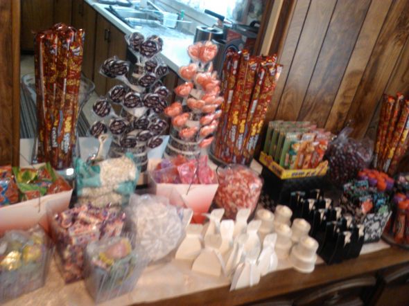 candy candy candy wedding candy bar black green pink white silver 