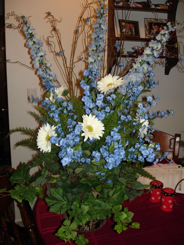 Our DIY altar floral arrangement wedding ceremony flowers diy Floral 