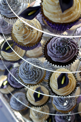 wedding Purple Calla Lily Wedding Cupcakes 1 year ago