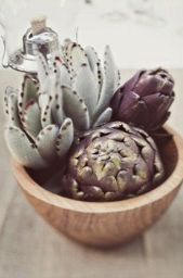 Artichoke Centerpieces :  wedding artichoke diy candles centerpieces Artichoke