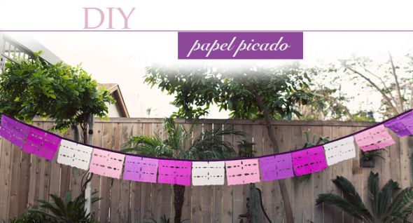 Cinco de Mayo wedding...thoughts? :  wedding Diy Papel Picado 01