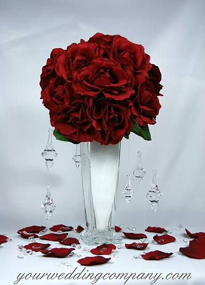 I amthinkig that i would have a single open red sylik rose in