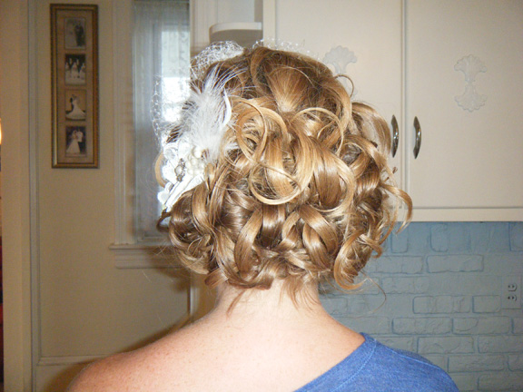 What do you think of my hair? PICS! :  wedding Backhair