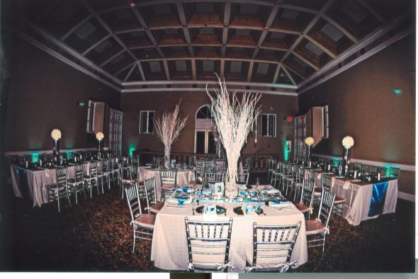 I used branches and pinecones as my centerpieces for my december wedding