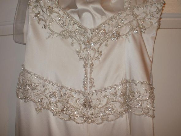 Beautiful Bling Sample Dress Size 12 450 OBO wedding dress wedding dress
