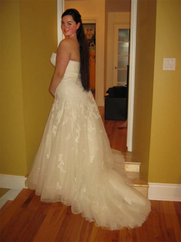 Finally Good Pictures Of My Dress! (Warning - Pic Heavy!) : wedding demetrios pictures dress two dress 4