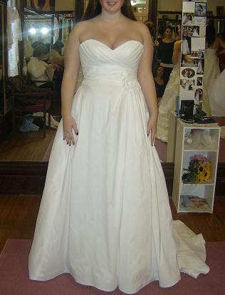 Any petite (short) and full figured brides out there... :  wedding attire designers wedding dress wedding gown short petite full figured 1 plus sized 1 Dress