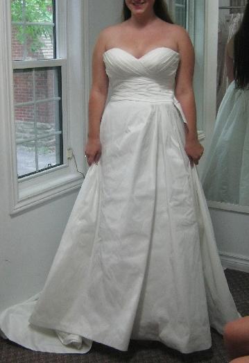 Any petite (short) and full figured brides out there... :  wedding attire designers wedding dress wedding gown short petite full figured 1 plus sized 1 EssenseofAustralia