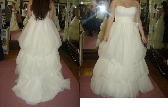 Post the first dress you ever tried, the runner up dress, and THE dress! :  wedding dress d1170 essence of australia Mosaico
