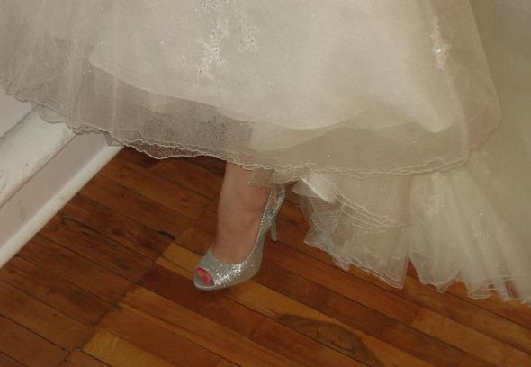 Finally Good Pictures Of My Dress! (Warning - Pic Heavy!) :  wedding demetrios pictures dress two dress Shoes000