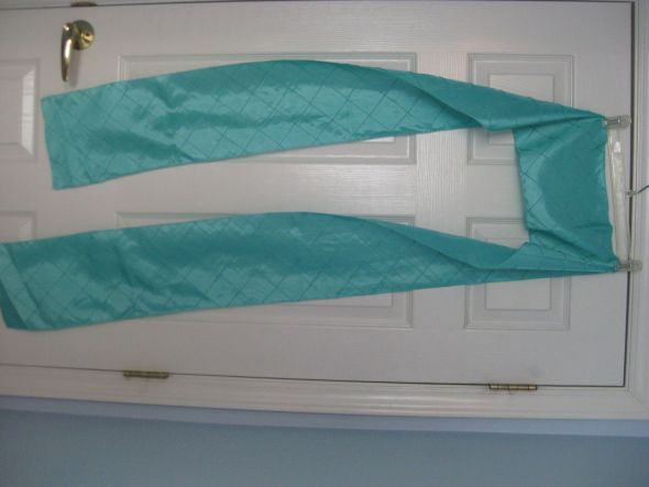 5 TIFFANY BLUE PINTUCK CHAIR SASHES used to tie off cocktail tables 5 all