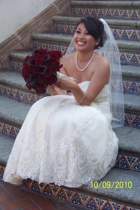 La Sposa Frutal :  wedding la sposa frutal illusion sleeves not strapless .JPG