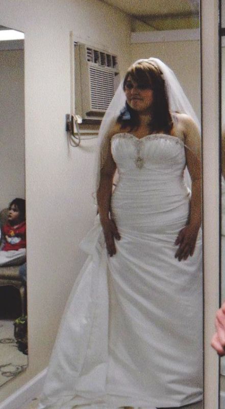 Full-figured...mermaid/trumpet/fit & flare? YES!! : wedding Dressagain 001