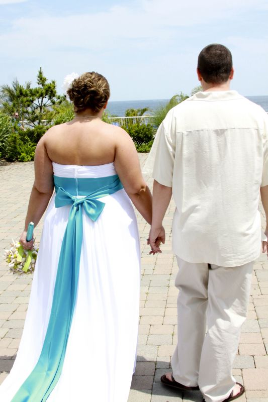 Recap #2! Our Beach Wedding 6.19.11 :  wedding ocean place resort spa beach wedding tiki hut long branch nj IMG 6919