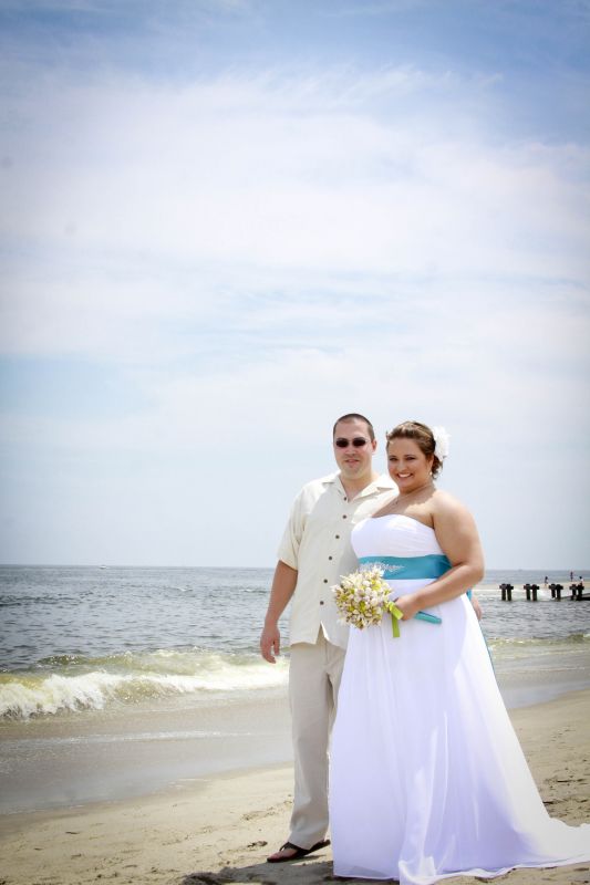 Recap #2! Our Beach Wedding 6.19.11 :  wedding ocean place resort spa beach wedding tiki hut long branch nj IMG 6939