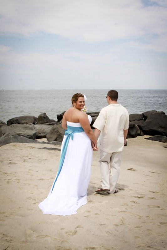 Recap #2! Our Beach Wedding 6.19.11 :  wedding ocean place resort spa beach wedding tiki hut long branch nj IMG 7224