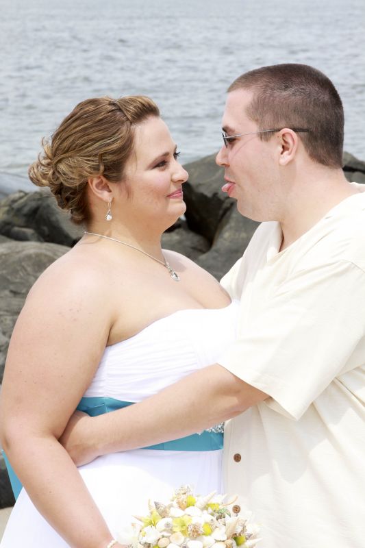 Recap #2! Our Beach Wedding 6.19.11 :  wedding ocean place resort spa beach wedding tiki hut long branch nj IMG 7241