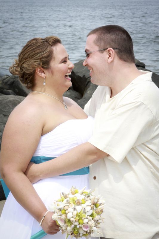 Recap #2! Our Beach Wedding 6.19.11 :  wedding ocean place resort spa beach wedding tiki hut long branch nj IMG 7244