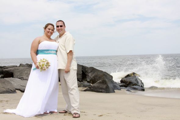 Recap #2! Our Beach Wedding 6.19.11 :  wedding ocean place resort spa beach wedding tiki hut long branch nj IMG 7284