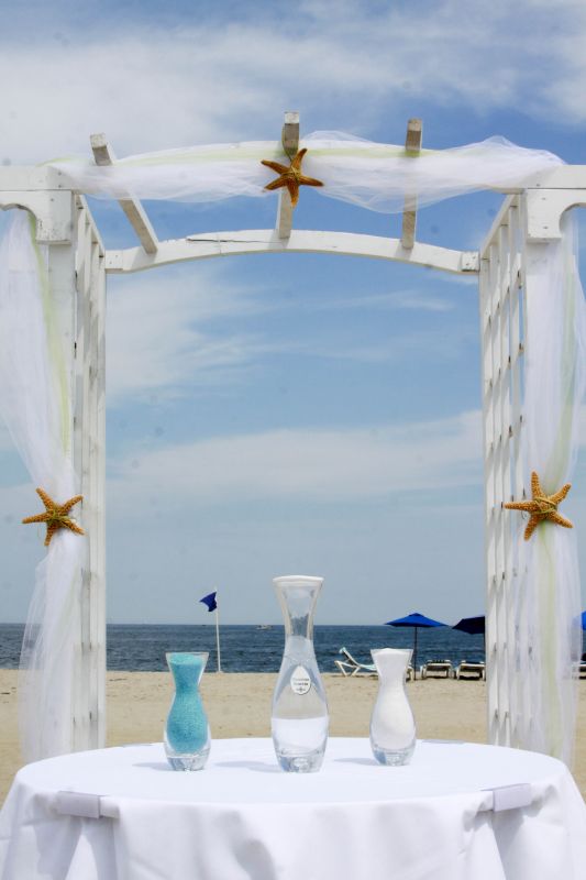 Recap #2! Our Beach Wedding 6.19.11 :  wedding ocean place resort spa beach wedding tiki hut long branch nj IMG 7466