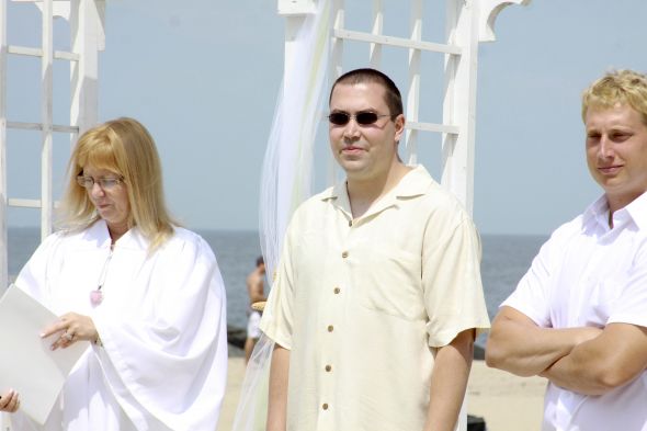 Recap #2! Our Beach Wedding 6.19.11 :  wedding ocean place resort spa beach wedding tiki hut long branch nj IMG 7641