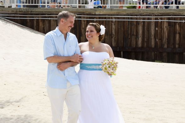 Recap #2! Our Beach Wedding 6.19.11 :  wedding ocean place resort spa beach wedding tiki hut long branch nj IMG 7698