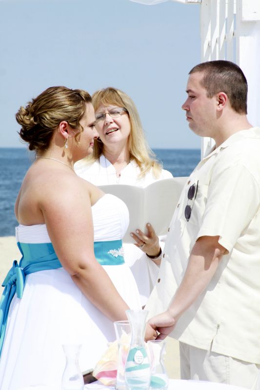 Recap #2! Our Beach Wedding 6.19.11 :  wedding ocean place resort spa beach wedding tiki hut long branch nj IMG 7776