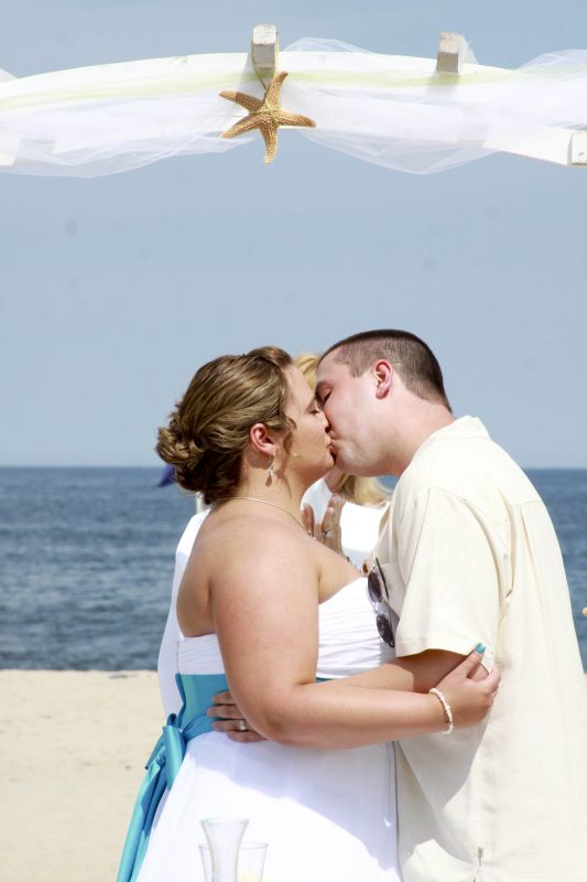 Recap #2! Our Beach Wedding 6.19.11 :  wedding ocean place resort spa beach wedding tiki hut long branch nj IMG 7828
