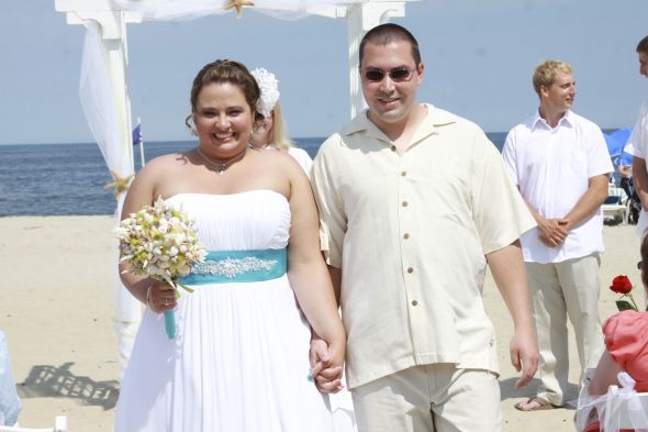 Recap #2! Our Beach Wedding 6.19.11 :  wedding ocean place resort spa beach wedding tiki hut long branch nj IMG 7845