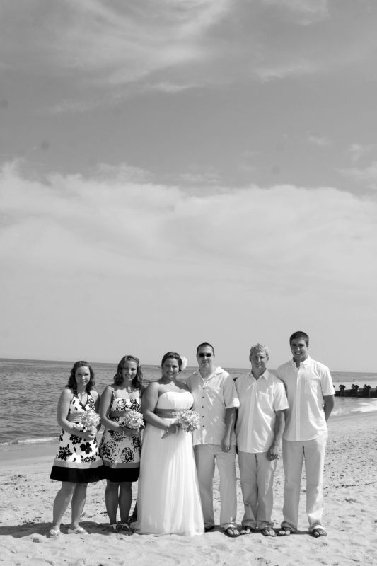 Recap #2! Our Beach Wedding 6.19.11 :  wedding ocean place resort spa beach wedding tiki hut long branch nj IMG 7962