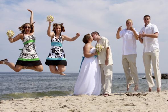 Recap #2! Our Beach Wedding 6.19.11 :  wedding ocean place resort spa beach wedding tiki hut long branch nj IMG 8000