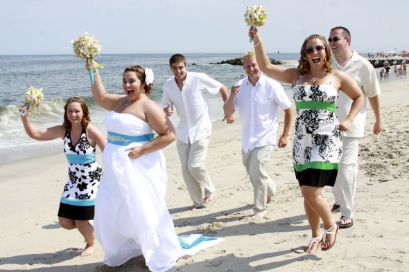 Recap #2! Our Beach Wedding 6.19.11 :  wedding ocean place resort spa beach wedding tiki hut long branch nj IMG 8026