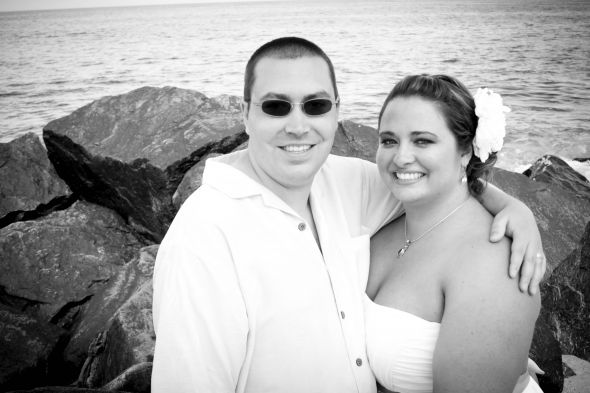Recap #2! Our Beach Wedding 6.19.11 :  wedding ocean place resort spa beach wedding tiki hut long branch nj IMG 8117