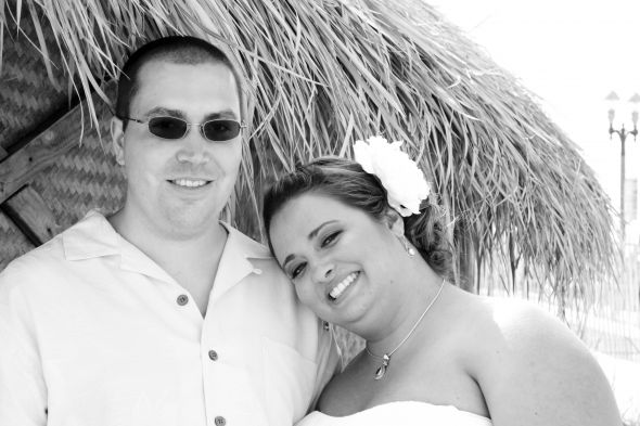 Recap #2! Our Beach Wedding 6.19.11 :  wedding ocean place resort spa beach wedding tiki hut long branch nj IMG 8250