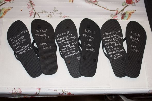 Bridesmaids Gifts : wedding flip flops black and white black and ivory bridesmaids bag survival kit clutch black white ivory bridesmaids diy reception shoes thirty one DSC 0018