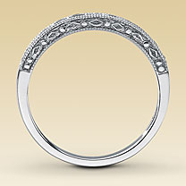 Looking for pictures of vintage halo ring :  wedding halo vintage e ring 080353927 SV PD
