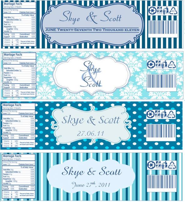 Water bottle labels now with templates Posted 1 year ago by skye83