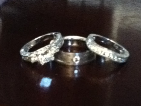 Let's show our wedding bands some love! : wedding wedding bands ring All 3 Rings3